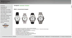 Desktop Screenshot of marschall-versand.de